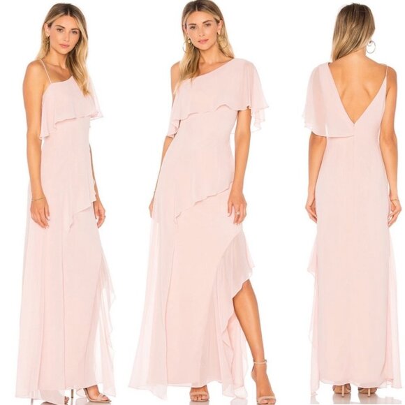 REVOLVE Keepsake The Label Blush Pink Maxi Dress Gown Size Large New With Tags L - Picture 1 of 10